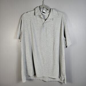 Holderness & Bourne Polo The Chapman Tailored Shirt Grey Short Sleeve Golf XL